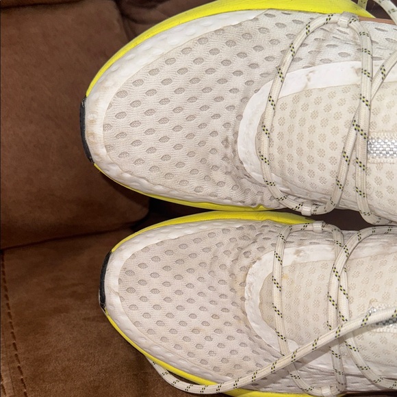 Sorel Kinetic Impact Women's Sea Salt Yellow Sneakers Size 8.5 Good Used - Picture 7 of 8